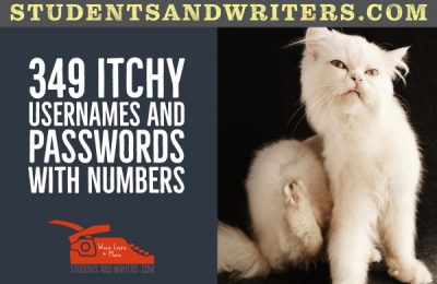 Read more about the article 349 Itchy usernames and passwords with numbers