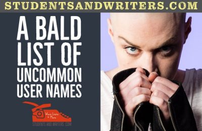 Read more about the article A Bald List of Uncommon User Names