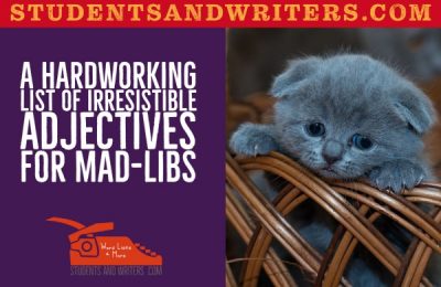 Read more about the article A Hardworking List of Irresistible Adjectives for Mad-libs