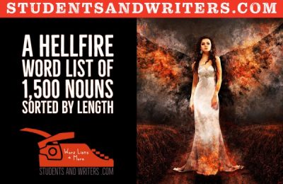 Read more about the article A hellfire word list of 1,500 nouns sorted by length