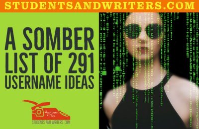 Read more about the article A somber list of 291 username ideas