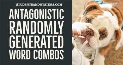 Read more about the article Antagonistic randomly generated word combos