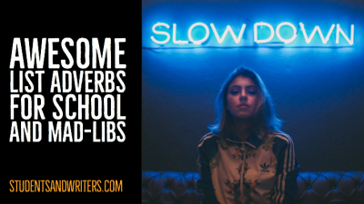 Read more about the article Awesome List adverbs for school and mad-libs