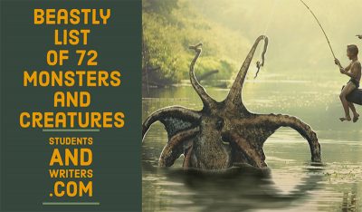 Read more about the article Beastly list of 72 monsters and creatures