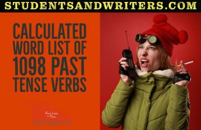 Read more about the article Calculated word list of 1098 past tense verbs