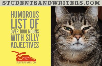 Read more about the article Humorous list of over 1000 nouns with silly adjectives