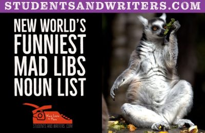 Read more about the article New World’s Funniest Mad Libs Noun List