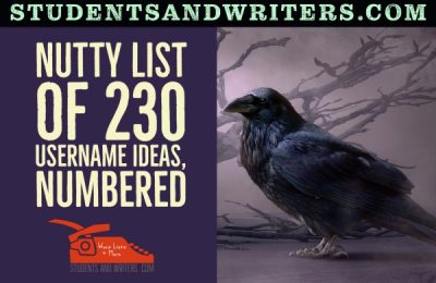 Read more about the article Nutty list of 230 username ideas, numbered