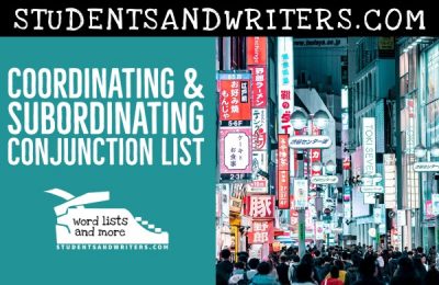 Read more about the article Coordinating & Subordinating Conjunction List