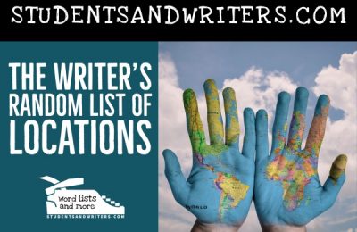 Read more about the article The Writer’s Random List of Locations